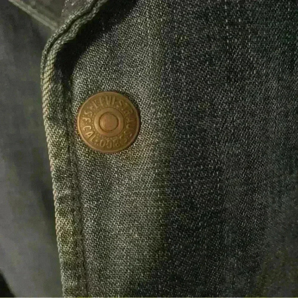 NWT LEVIS Brisbane Coaches Denim Jacket Oversized Size Large - Picture 14 of 16